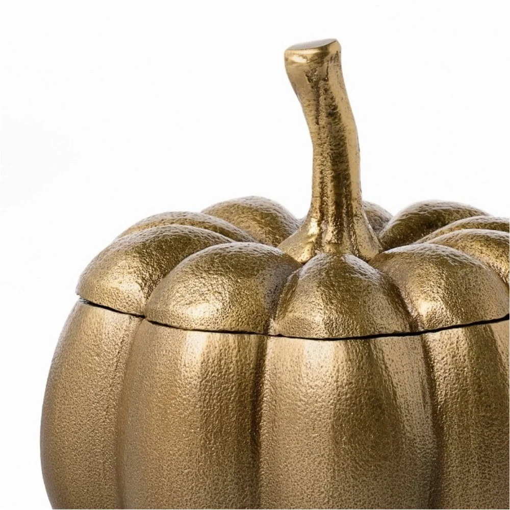 Studio McGee Recycle Aluminium Pumpkin Gold